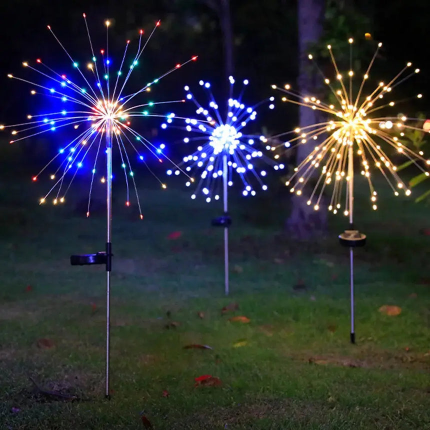 Solar Firework Fairy Lights: Illuminate Your Outdoor Space in Style Julia M Home & Kitchen