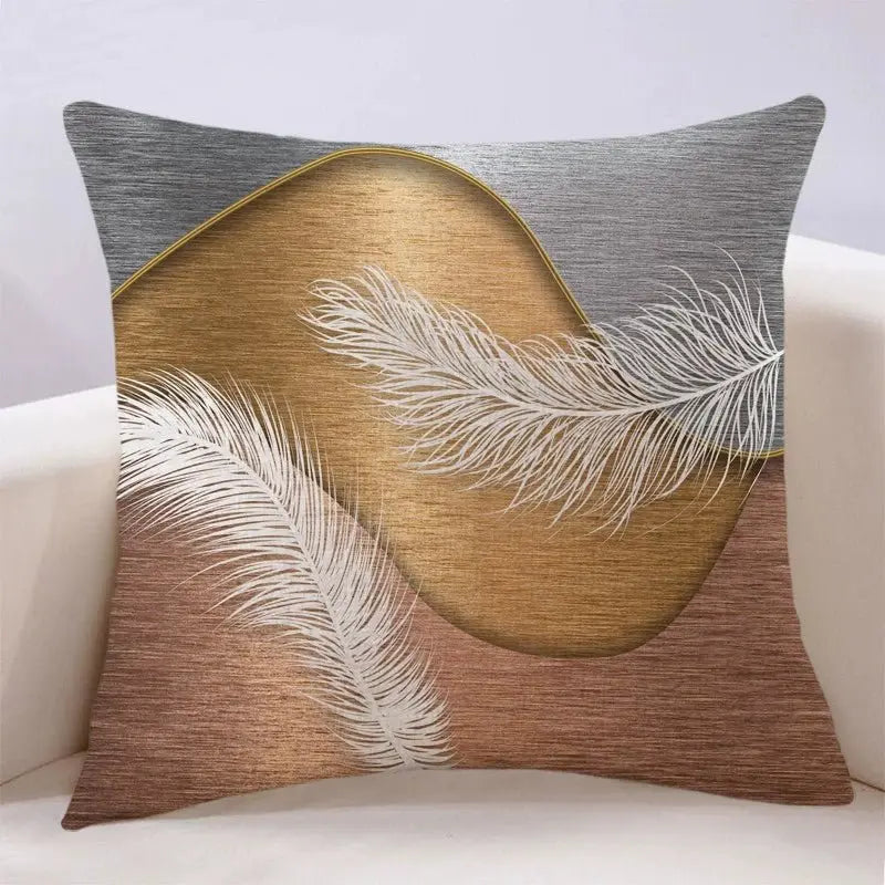 Modern Light Luxury Earth Warm Color Stain Resistant Living Room Pillow (OLKMN) - Julia M LifeStyles