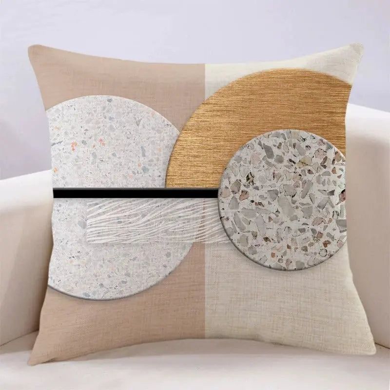 Modern Light Luxury Earth Warm Color Stain Resistant Living Room Pillow (OLKMN) - Julia M LifeStyles