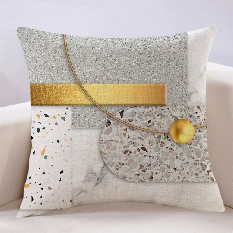 Modern Light Luxury Earth Warm Color Stain Resistant Living Room Pillow (OLKMN) - Julia M LifeStyles