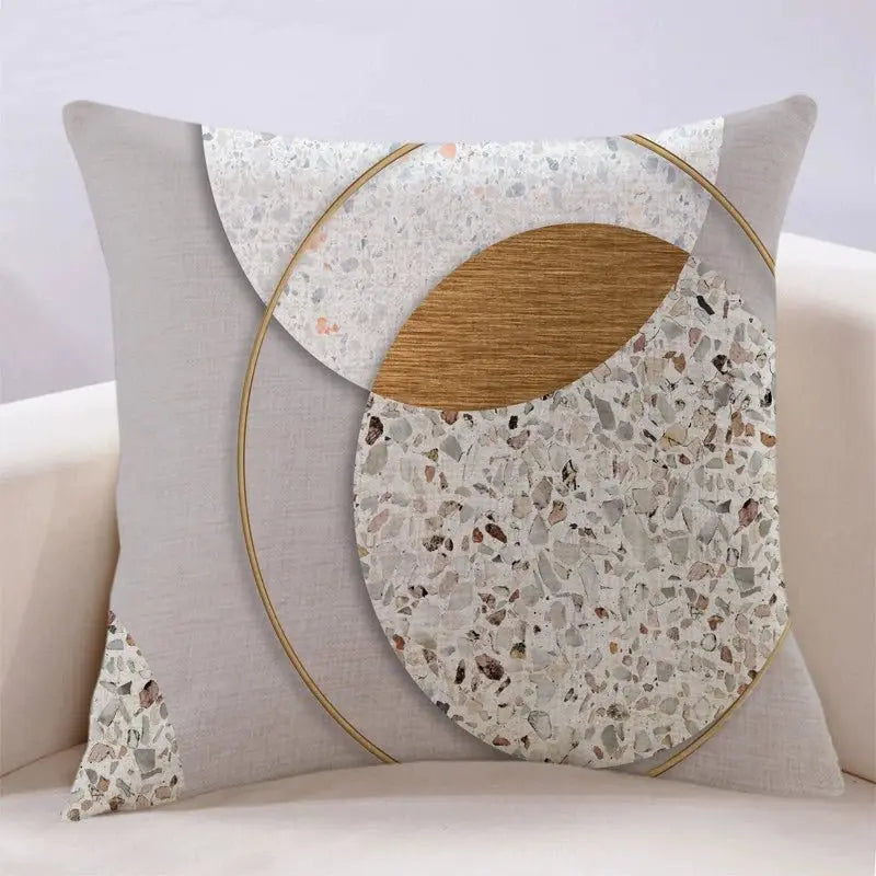 Modern Light Luxury Earth Warm Color Stain Resistant Living Room Pillow (OLKMN) - Julia M LifeStyles