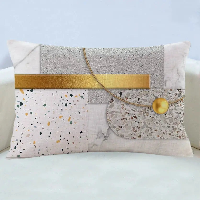 Modern Light Luxury Earth Warm Color Stain Resistant Living Room Pillow (OLKMN) - Julia M LifeStyles