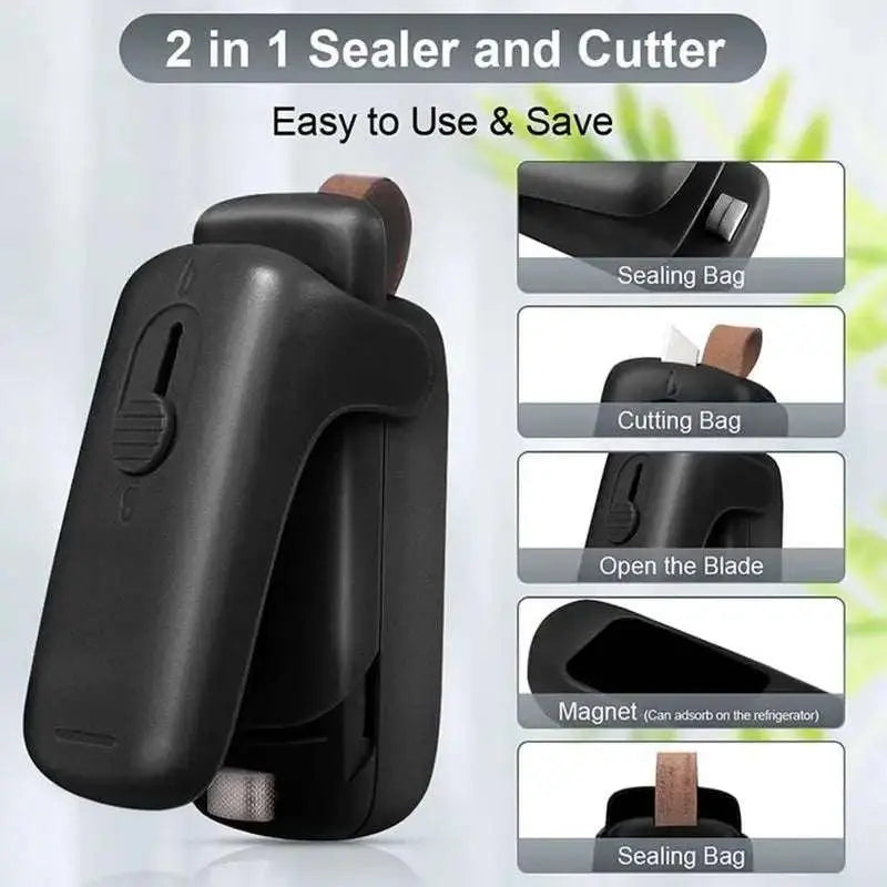 Product Name: 2-in-1 Handheld Bag Sealer with Cutter - Julia M LifeStyles