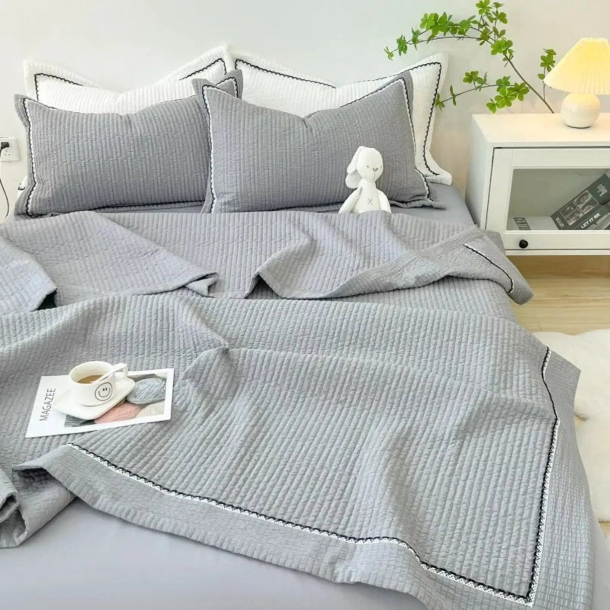 French Elegance Quilted Comforter Set 🌟 - Julia M LifeStyles