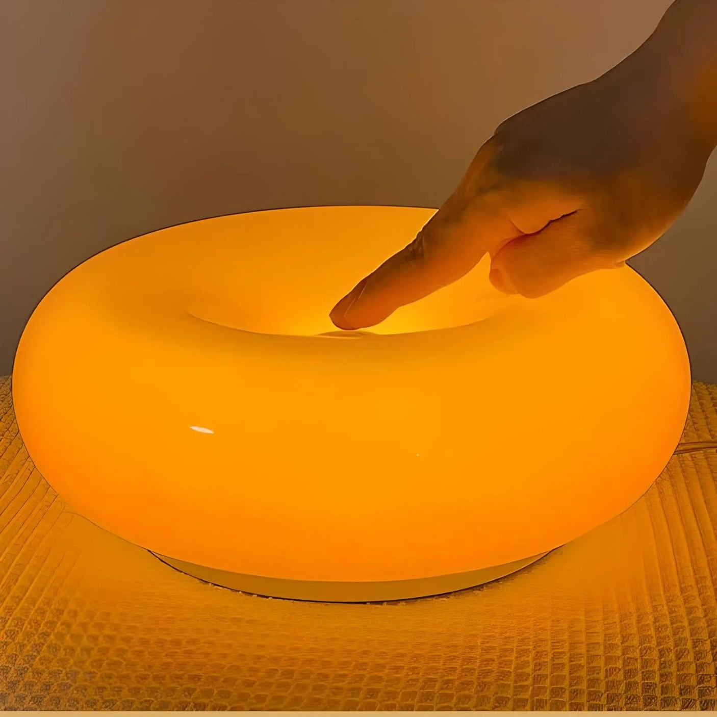 Julia M Lifestyles Retro Glass Wall Lamp đ - Modern Orange LED Fixture - Julia M LifeStyles