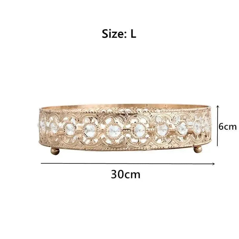 Vintage Hollow-carved Glass Mirror Tray - Keep Your Sundries Organized in Style - Elevate Any Setting - Julia M LifeStyles