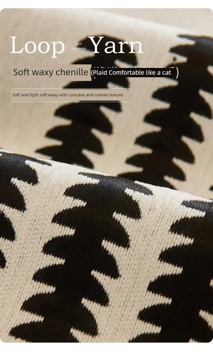 Scandinavian Chenille Non-Slip Sofa Cover Julia M Home & Kitchen