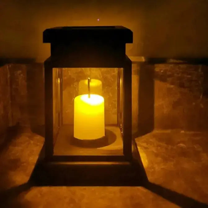 Solar-Powered LED Hanging Candle Light - European Style - Julia M LifeStyles
