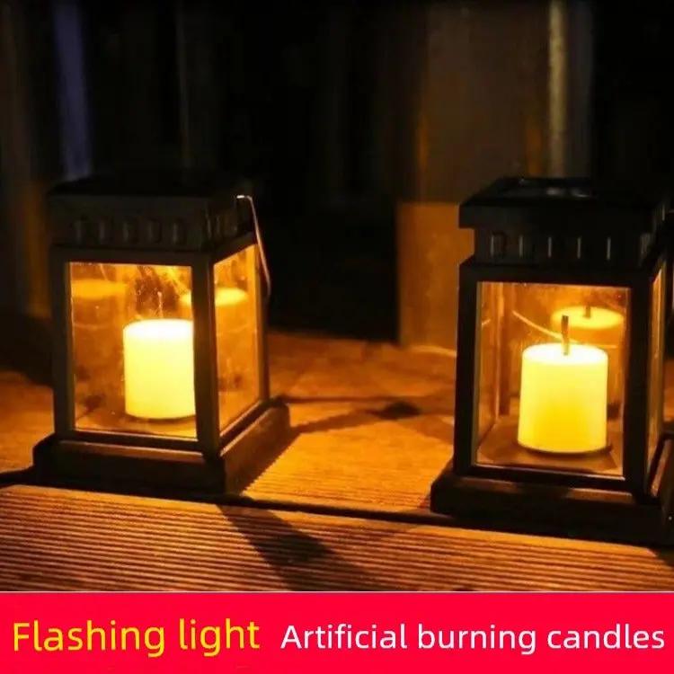 Solar-Powered LED Hanging Candle Light - European Style - Julia M LifeStyles