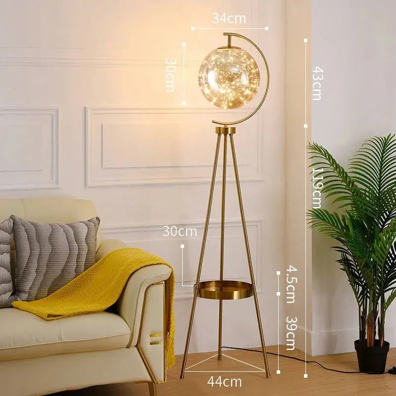 Julia M Lifestyles Starry Glass Floor Lamp 🌟 - Julia M LifeStyles
