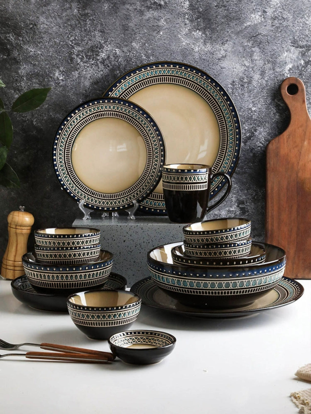 Shed Retro Domestic Stylish Steak Plate Ceramic Bowl - Julia M LifeStyles