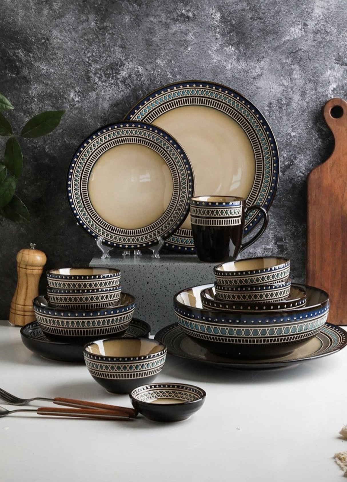 Shed Retro Domestic Stylish Steak Plate Ceramic Bowl - Julia M LifeStyles