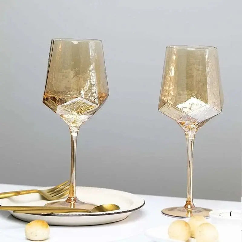 Luxury Hexagonal Crystal Glass Set - Julia M LifeStyles