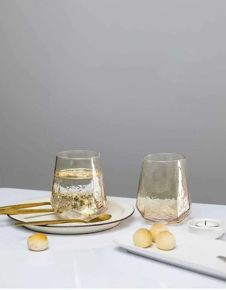 Luxury Hexagonal Crystal Glass Set - Julia M LifeStyles