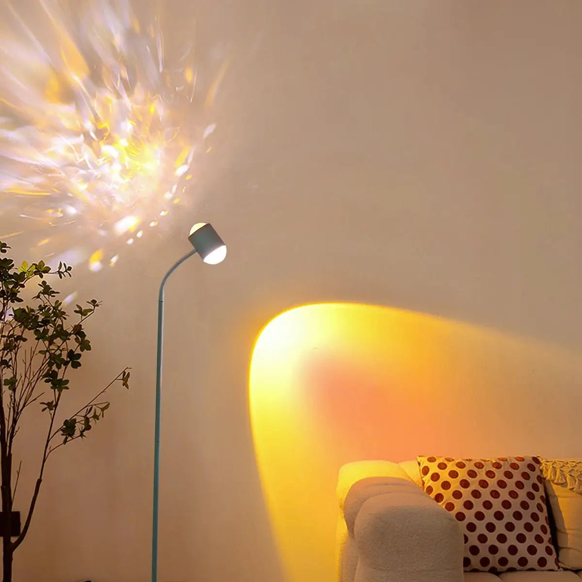 Julia M Lifestyles Double-Sided Sunset Light Projection Floor Lamp - Julia M LifeStyles