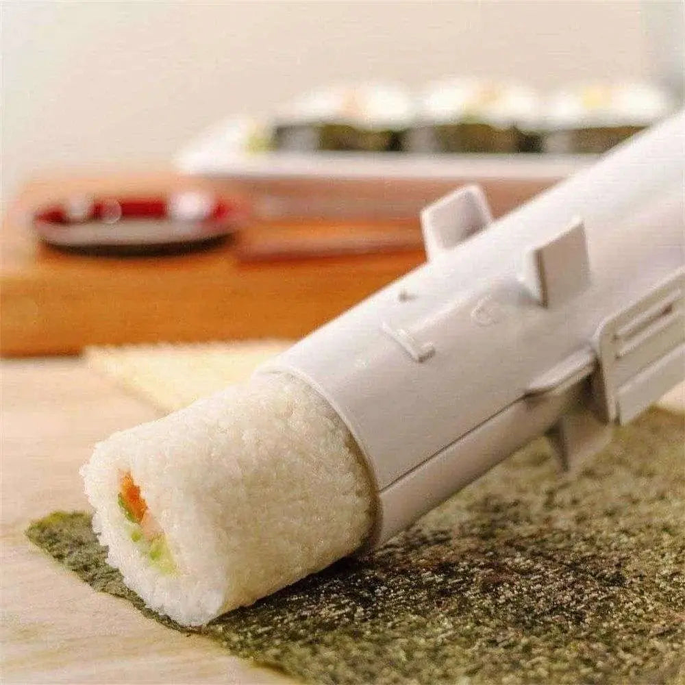 Sushi Master Deluxe Kit: Japanese Rice Ball Cake Roll Mold & Sushi Tool Set - Julia M LifeStyles