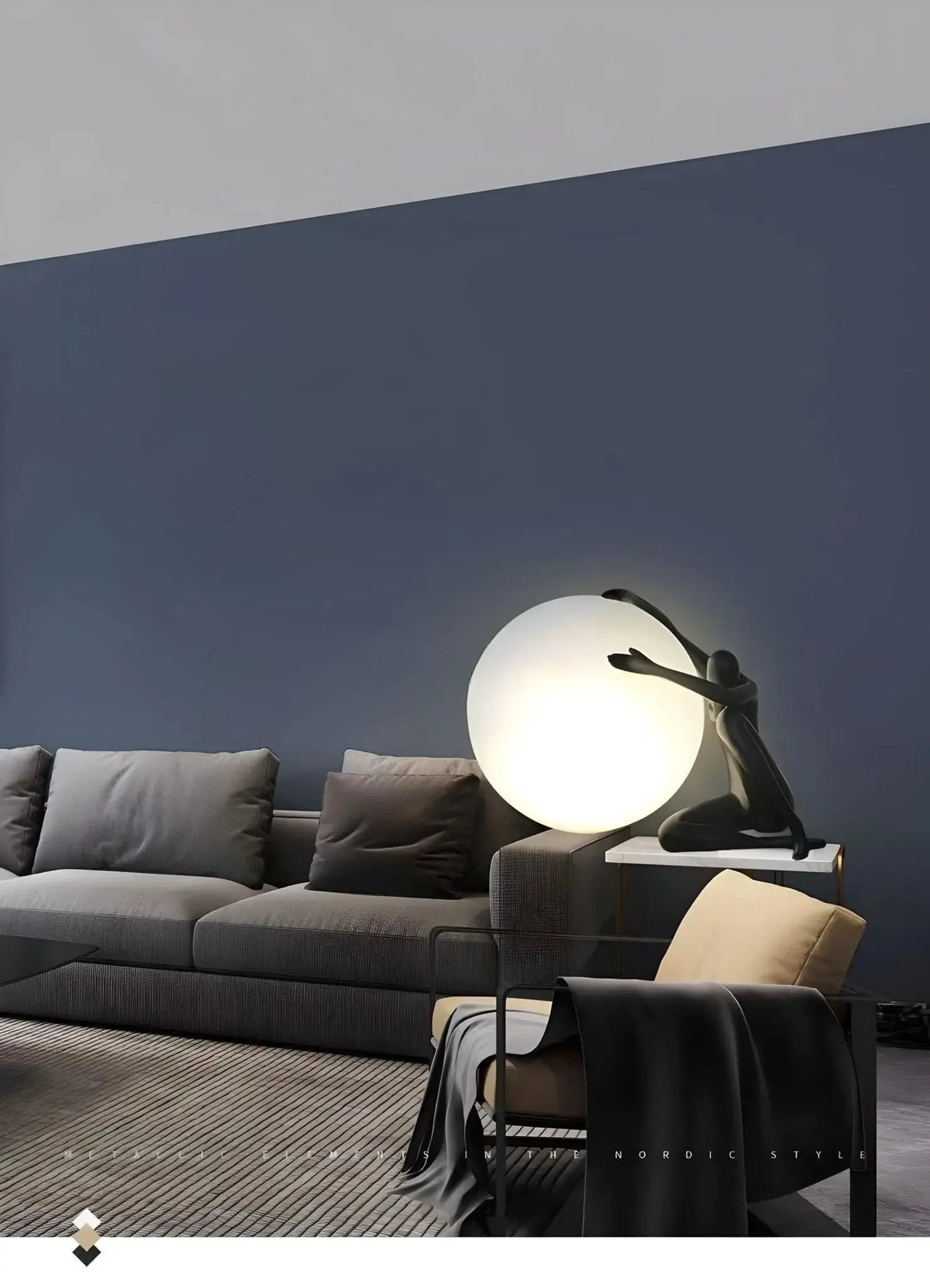 Scandinavian Abstract Figure Table Lamp - Julia M LifeStyles