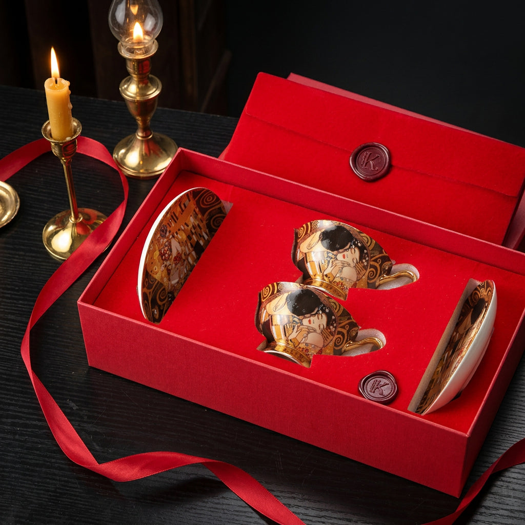 Luxury Bone China Coffee Cup & Saucer Gift Set - Julia M LifeStyles
