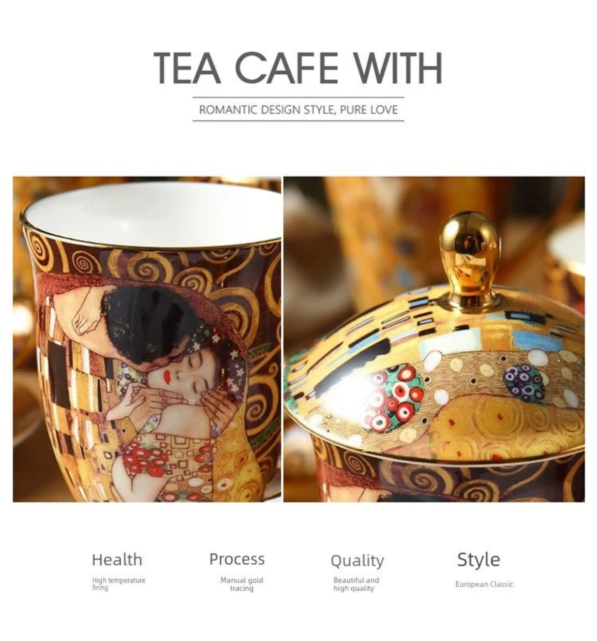 Luxury Bone China Coffee Cup & Saucer Gift Set - Julia M LifeStyles