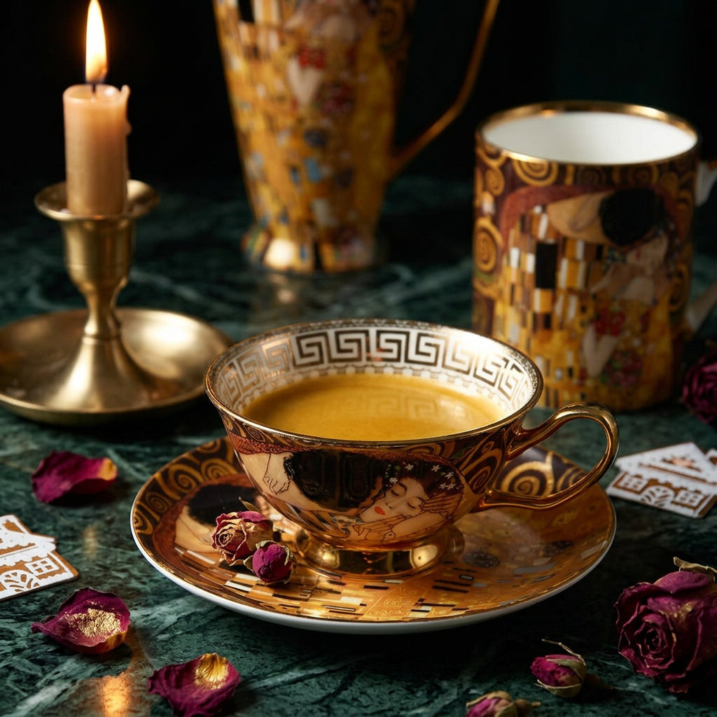 Luxury Bone China Coffee Cup & Saucer Gift Set - Julia M LifeStyles