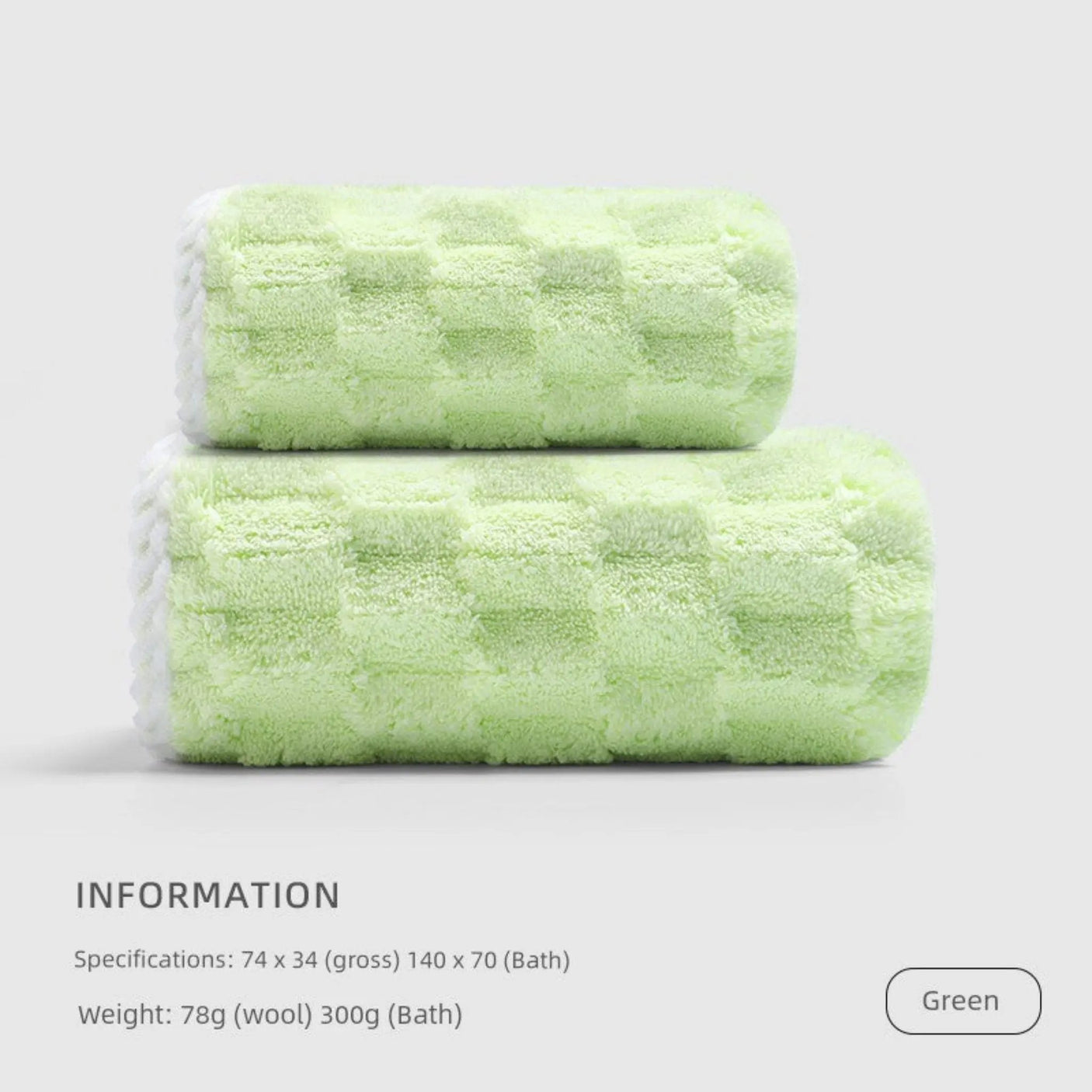Cotton Towel Set with Hair-Drying Cap - Julia M LifeStyles