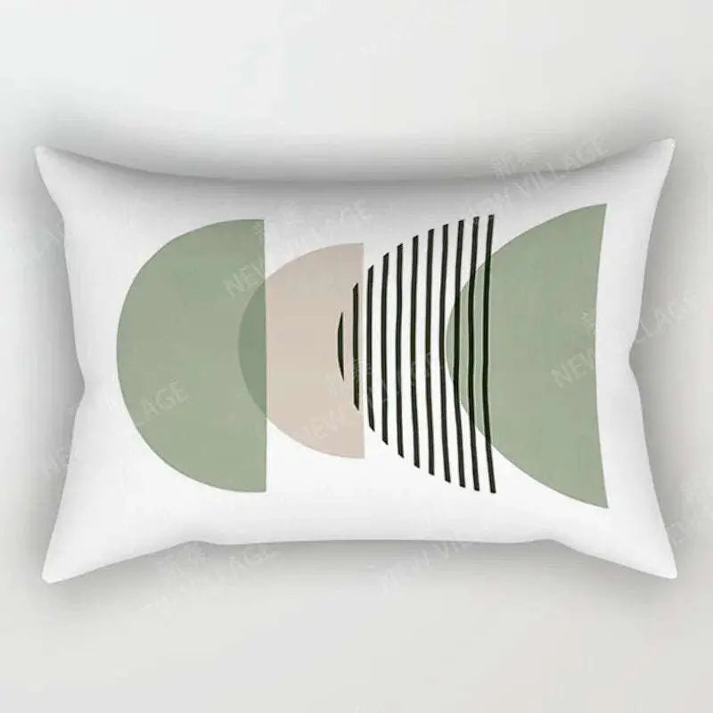 Nordic Boho Geometric Plush Pillow Cover - Julia M LifeStyles