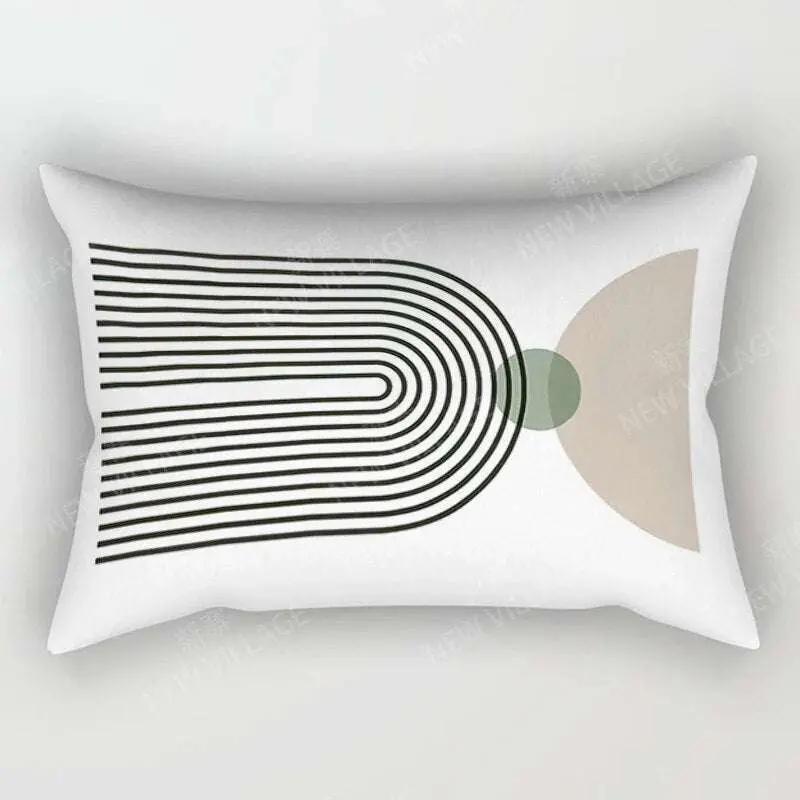 Nordic Boho Geometric Plush Pillow Cover - Julia M LifeStyles