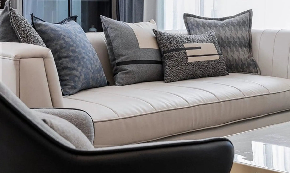 Modern Light Luxury Cushion Living Room Sofa Waist Rest Double-Sided Stereo Stitching Cushion High-End Home Pillows - Julia M LifeStyles