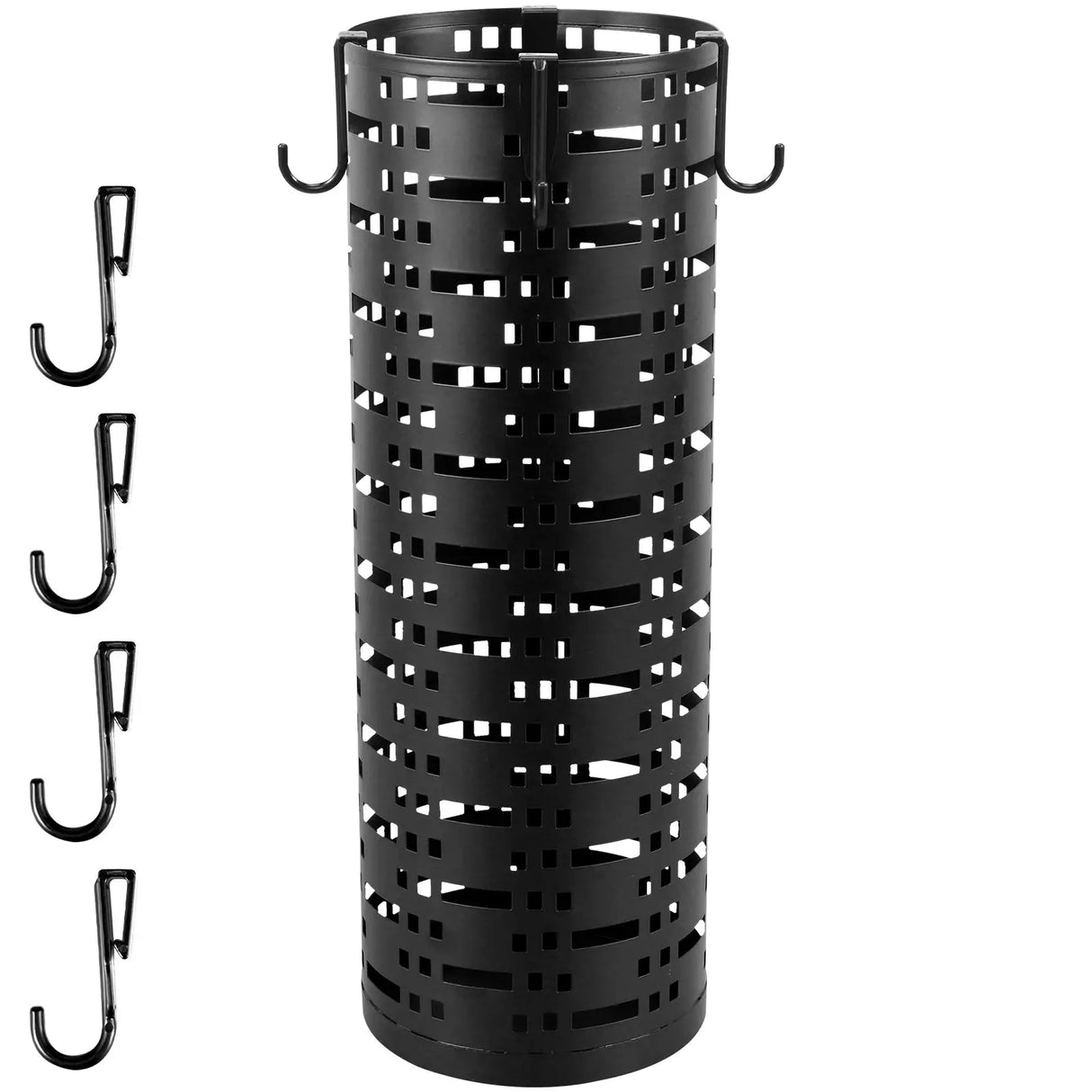 Modern Metal Freestanding Umbrella Stand - Square Mesh Design - Julia M LifeStyles