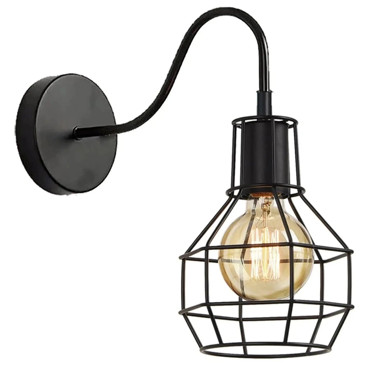 Nordic Vintage Industrial Wall Light Fixture - Julia M LifeStyles