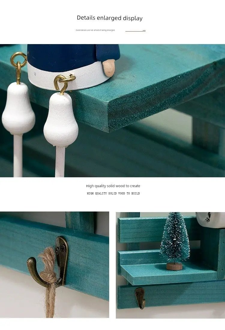 Rustic Wall-Mounted Key Storage Shelf by Julia M Home & Kitchen - Julia M LifeStyles