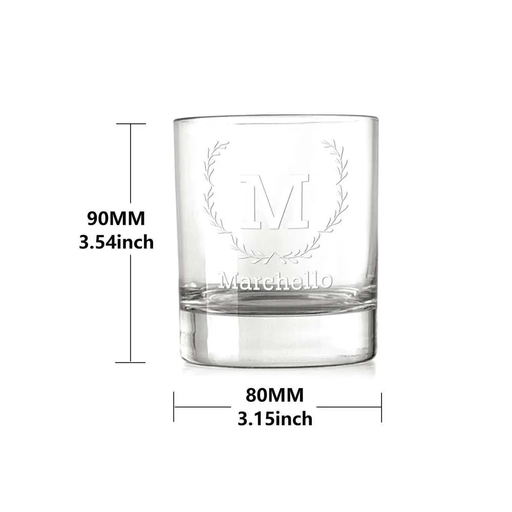 Personalised Engraved Whiskey Glass for Him 🥃 - Julia M LifeStyles