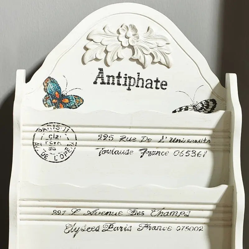 American Country Wooden Magazine and Book Storage Shelf - Julia M LifeStyles