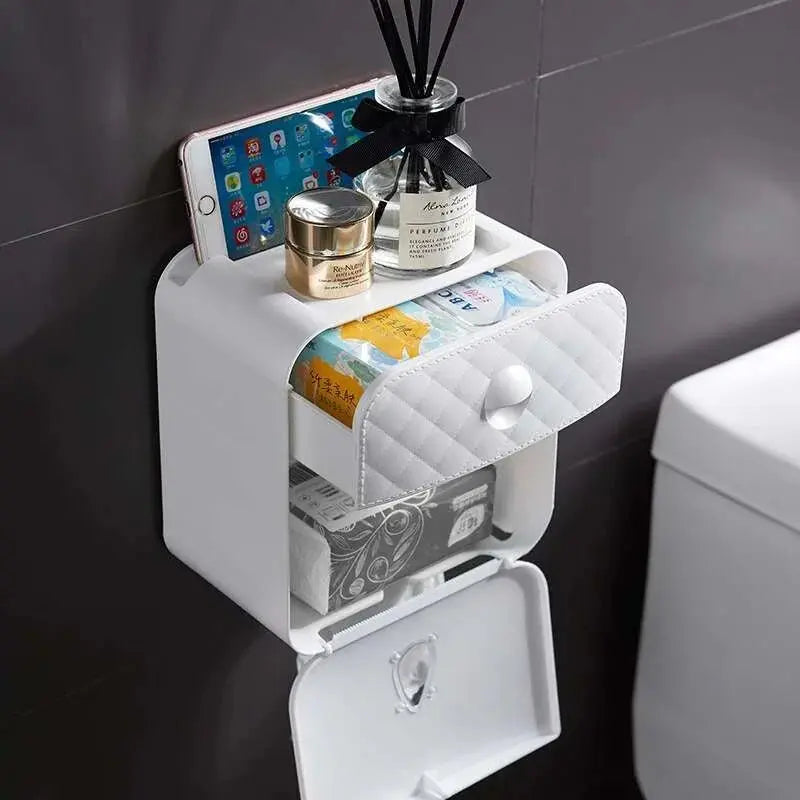 Waterproof Wall-Mounted Toilet Roll & Paper Towel Holder - Julia M LifeStyles