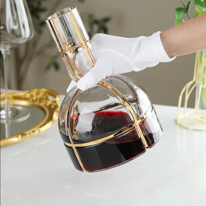 Lovesick Elegance Lead-Free Crystal Red Wine Decanter - Julia M LifeStyles