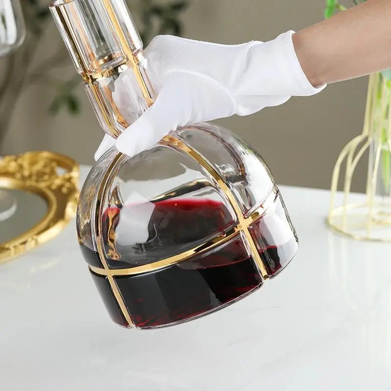 Lovesick Elegance Lead-Free Crystal Red Wine Decanter - Julia M LifeStyles