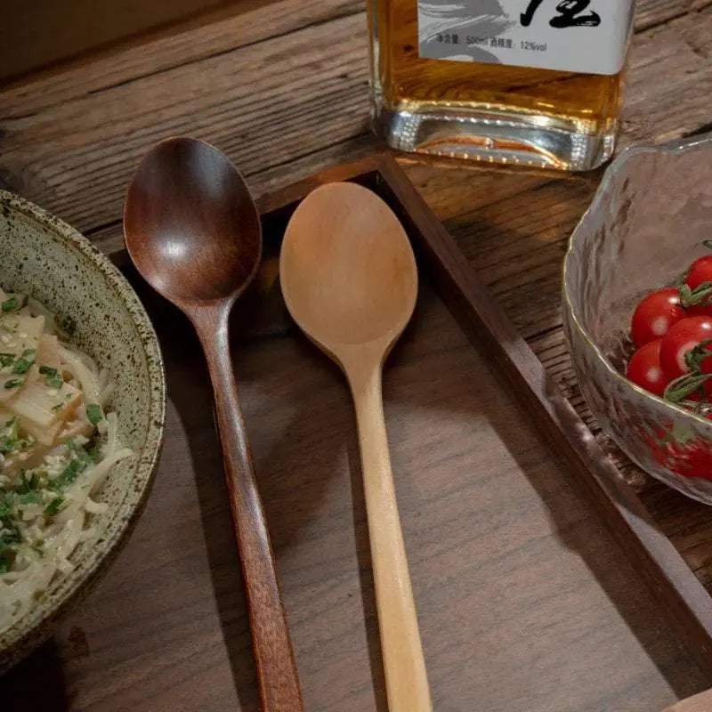 Wooden Spoon Set - Eco Friendly Ellipse Ladles 🥄 - Julia M LifeStyles