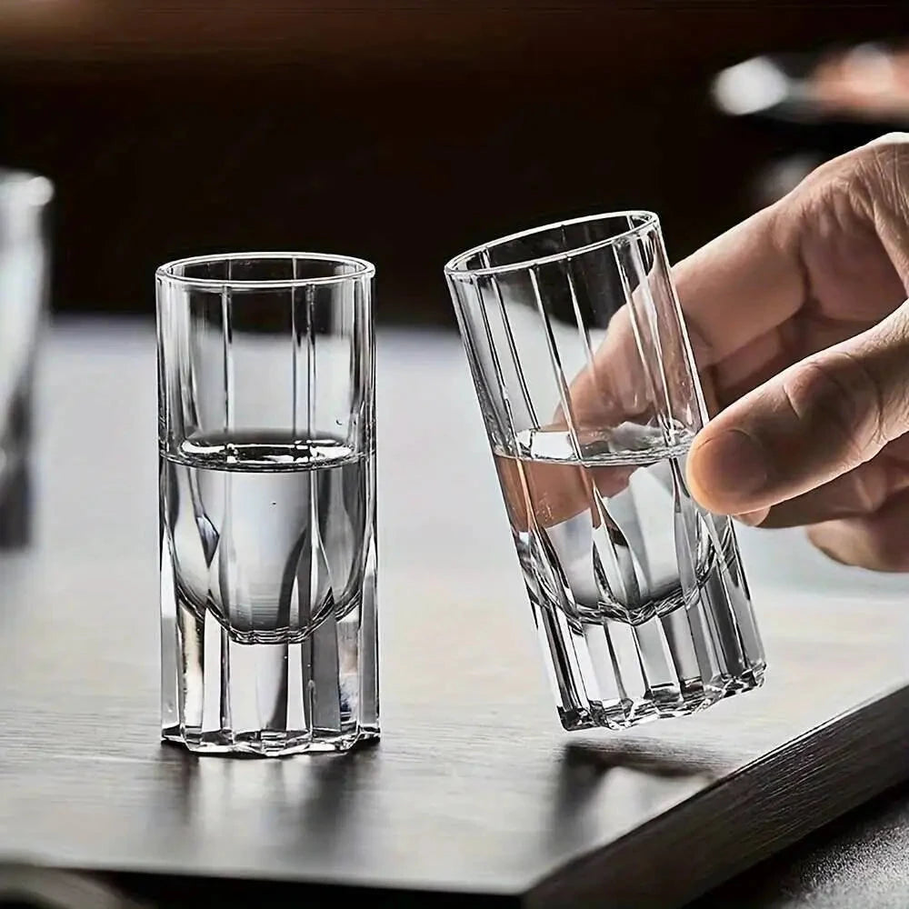 Elegant 30ML Crystal Shot Glass Set for Whiskey, Tequila & Parties Julia M LifeStyles