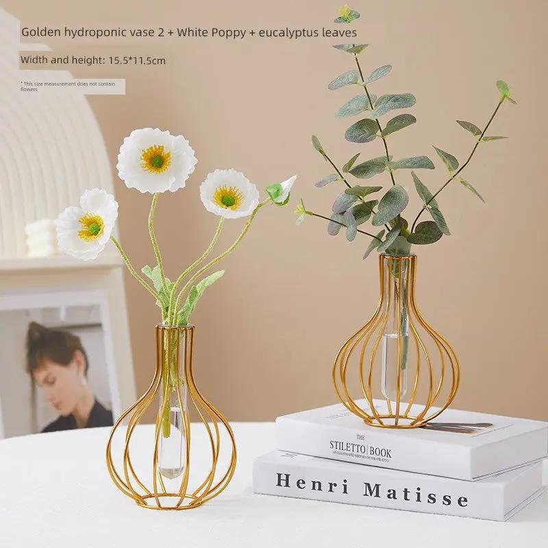 Scandinavian Style Hand - Painted Artificial Flower Wall Decor by Julia M - Julia M LifeStyles