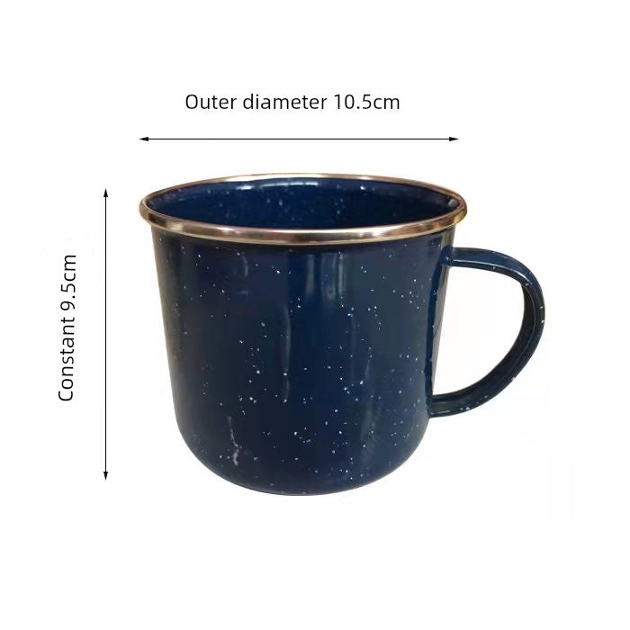 Starry Sky Enamel Tea Container: A Retro Elegance for Connoisseurs Julia M LifeStyles