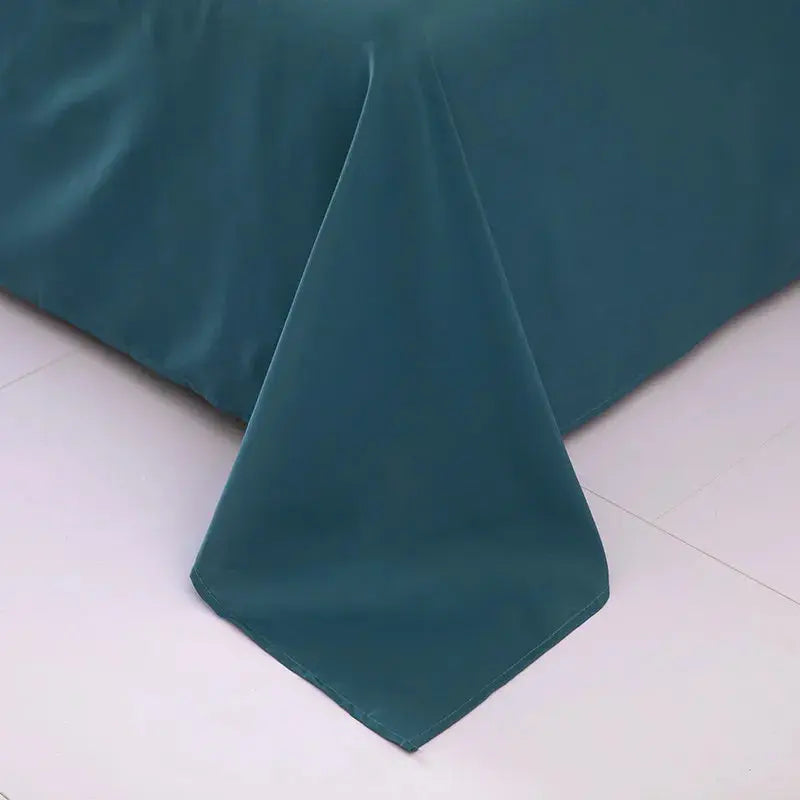 Solid Color Wine Red Nature Soft Skin friendly Brushed Modern Home(1Duvet Cover+1Flat Bedsheet+ 2Pillowcases) Twin Double Queen - Julia M LifeStyles