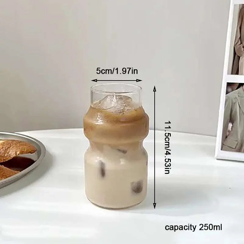 Elegant Gourd-Shaped Glass Mug for Cocktails and Wine - Julia M LifeStyles