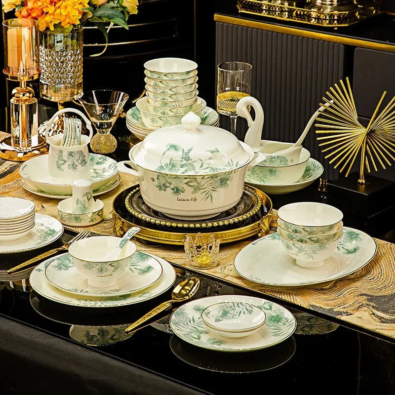 Floral Luxury Round Dinner Set – High Quality Porcelain for Elegant Dining Julia M LifeStyles