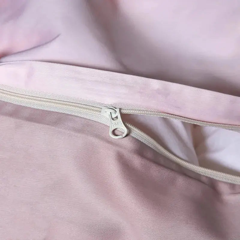 Luxury 100% Egyptian Cotton Reversible Duvet Cover Set - Silver & Purple Julia M LifeStyles