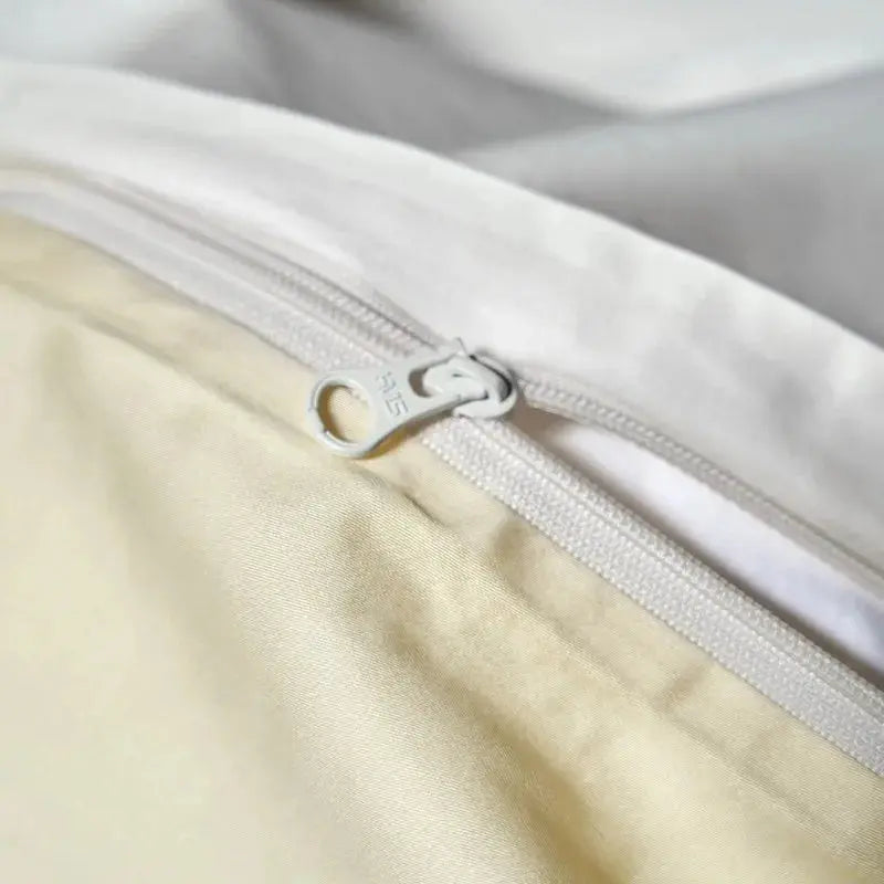 Luxury 100% Egyptian Cotton Reversible Duvet Cover Set - Silver & Purple Julia M LifeStyles