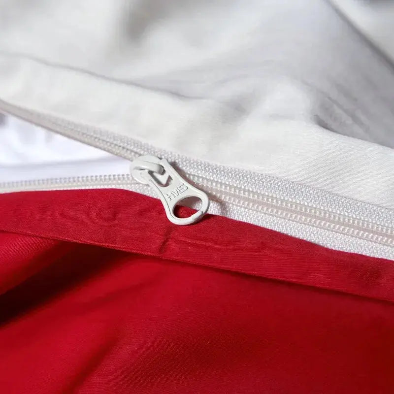 Luxury 100% Egyptian Cotton Reversible Duvet Cover Set - Silver & Purple Julia M LifeStyles