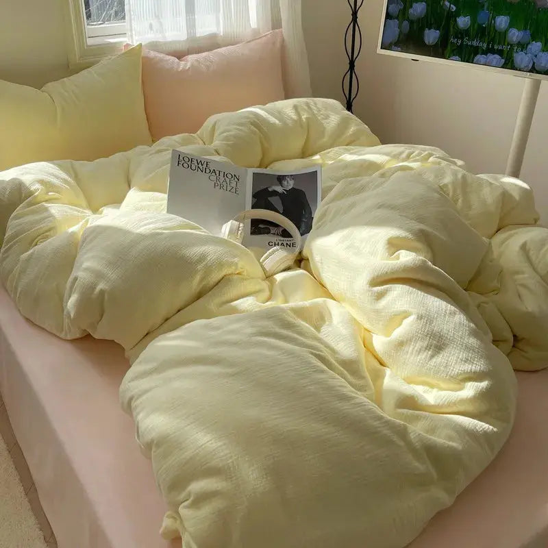 Ultra Soft Washed Microfiber Duvet Cover Set with Pillowcases Julia M LifeStyles