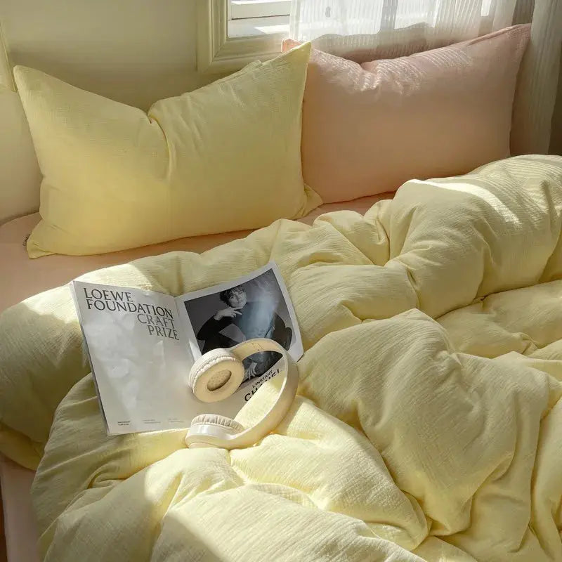 Ultra Soft Washed Microfiber Duvet Cover Set with Pillowcases Julia M LifeStyles