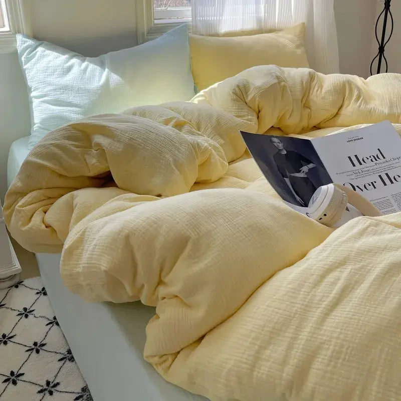 Ultra Soft Washed Microfiber Duvet Cover Set with Pillowcases Julia M LifeStyles