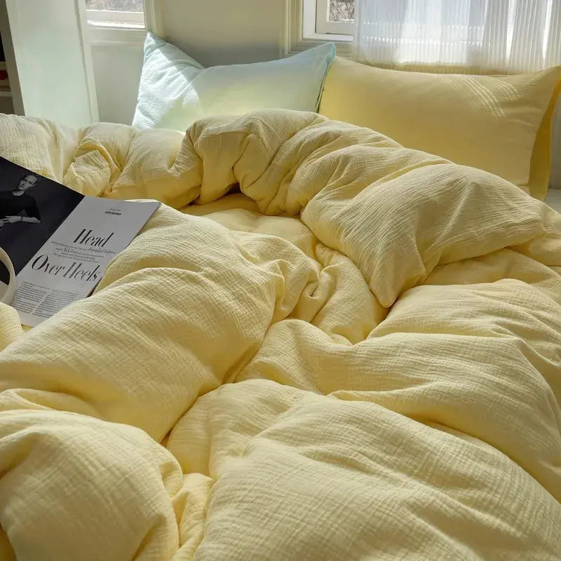 Ultra Soft Washed Microfiber Duvet Cover Set with Pillowcases Julia M LifeStyles